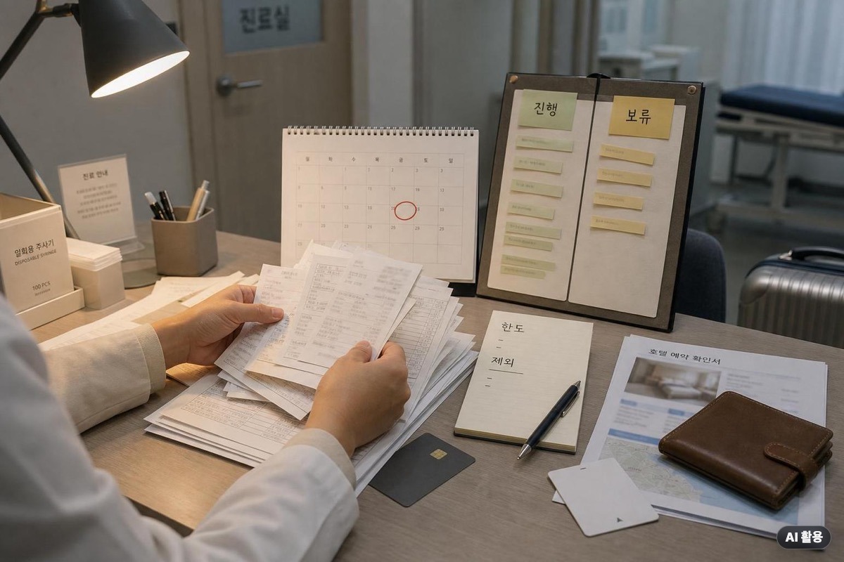 병원 운영비 영수증과 한도·적립 제외 체크리스트